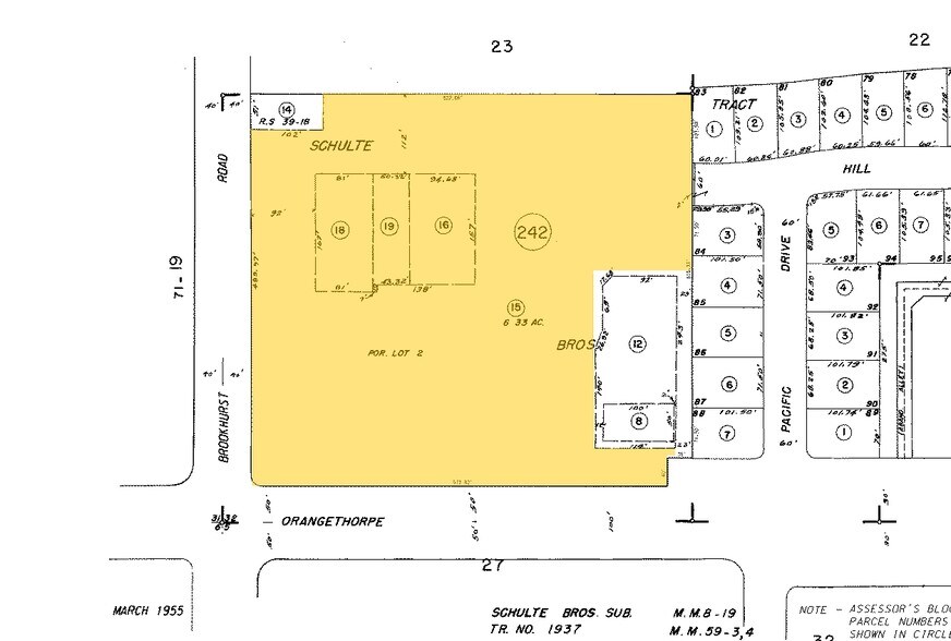 1701 W Orangethorpe Ave, Fullerton, CA à louer - Plan cadastral – Image 2 sur 7