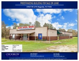 Plus de détails pour 37937 FM 1774 Rd, Magnolia, TX - Industriel/Logistique à vendre