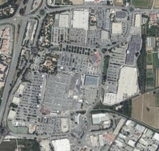 Aubagne, BDR - Vue aérienne vue de carte