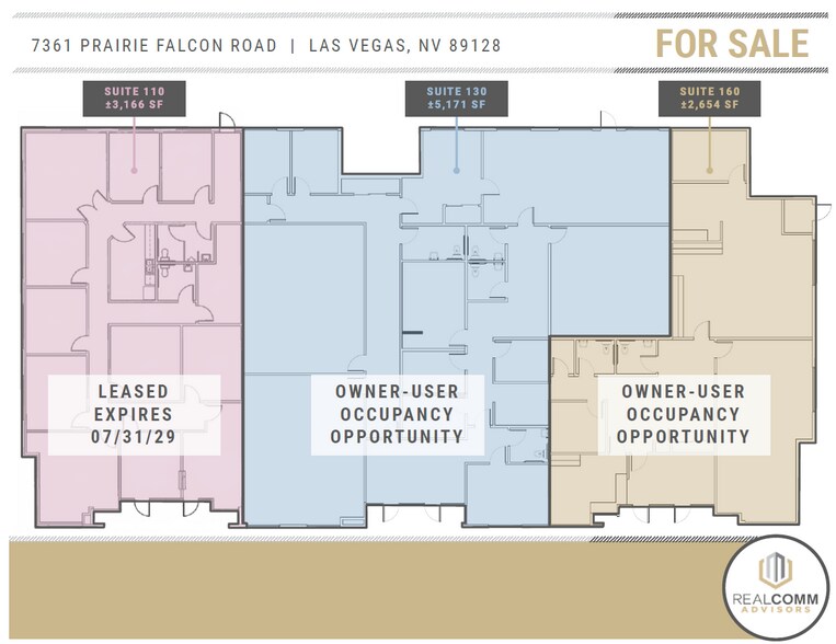 7361 Prairie Falcon Rd, Las Vegas, NV à vendre - Photo de l’immeuble – Image 3 sur 7