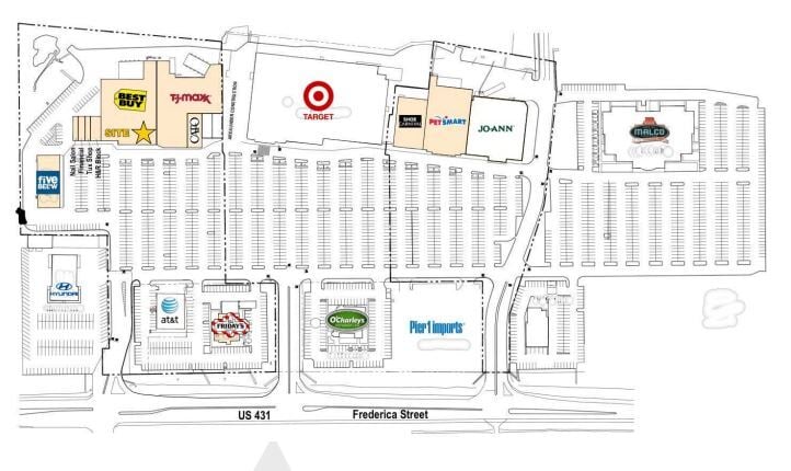 5101 Frederica St, Owensboro, KY à louer Plan de site– Image 1 sur 1