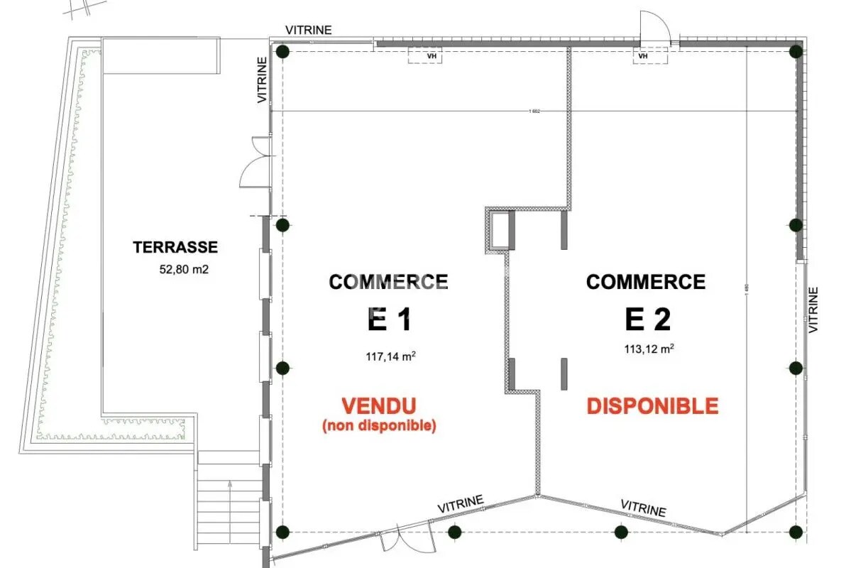 Local commercial dans Genas à vendre Plan d’étage– Image 1 sur 4