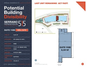 515 N Gibson Rd, Henderson, NV à louer Plan d’étage– Image 1 sur 1