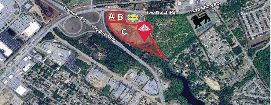 10444 Two Notch Rd, Columbia, SC à vendre - Photo de l’immeuble – Image 2 sur 4