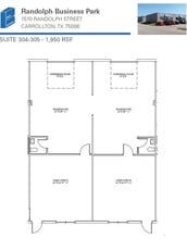 1510 Randolph St, Carrollton, TX à louer Plan d’étage– Image 1 sur 1