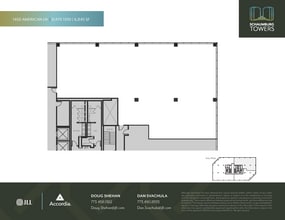 1400 American Ln, Schaumburg, IL à louer Plan d’étage– Image 1 sur 1