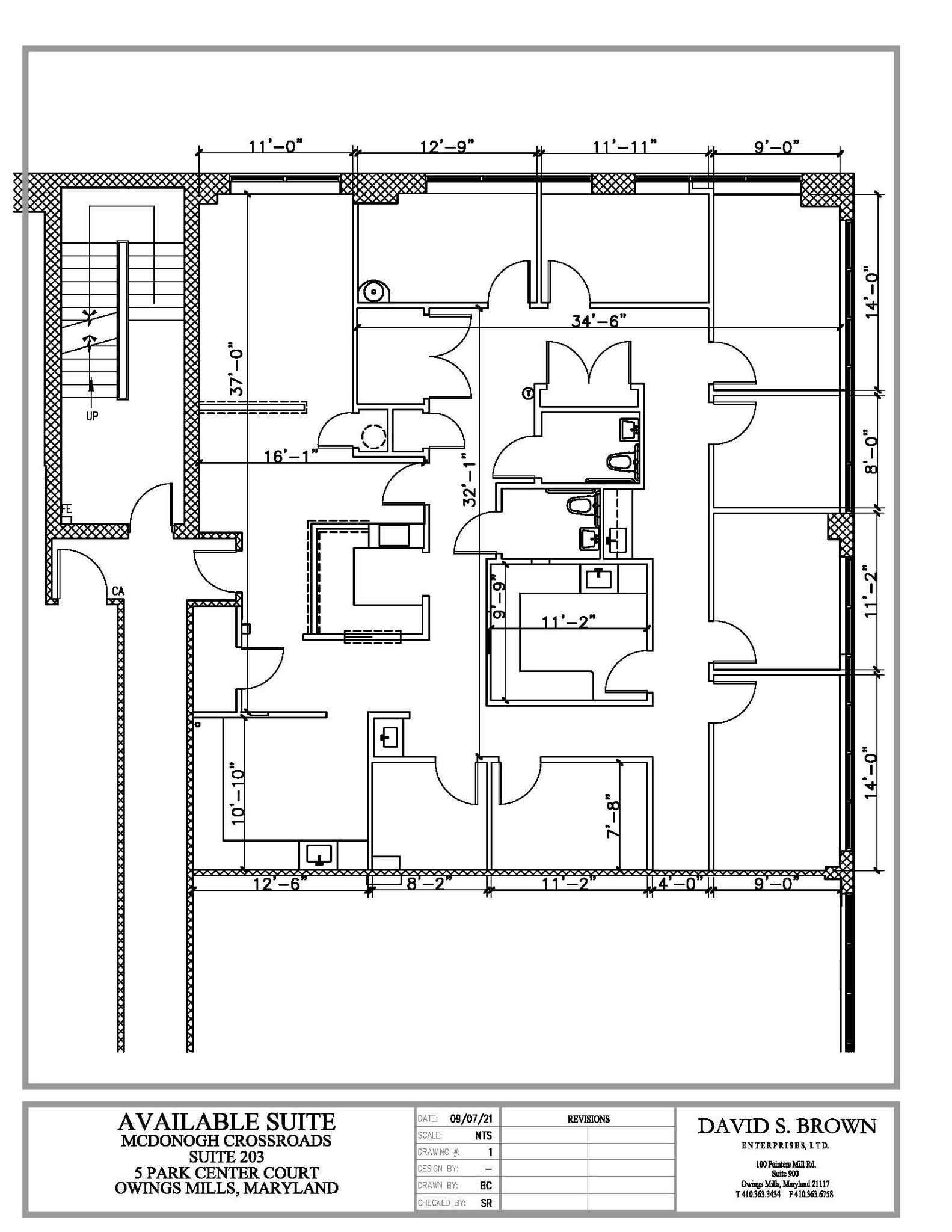 5 Park Center Ct, Owings Mills, MD à louer Plan d’étage– Image 1 sur 1