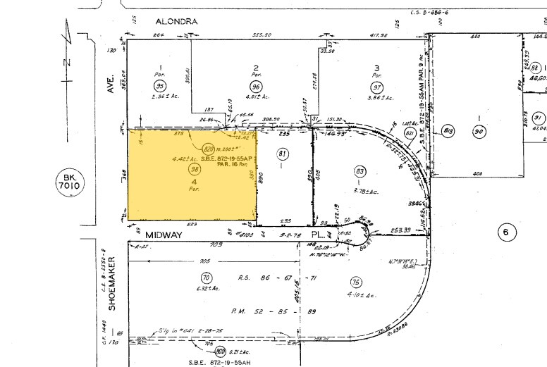 16010 Shoemaker Ave, Cerritos, CA à louer - Plan cadastral – Image 2 sur 5