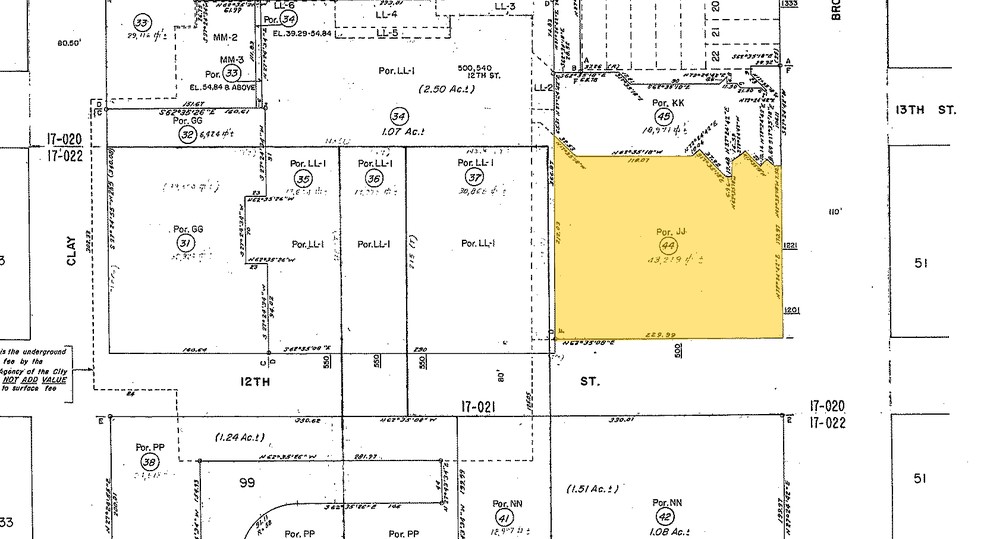 1221 Broadway, Oakland, CA à louer - Plan cadastral – Image 3 sur 27