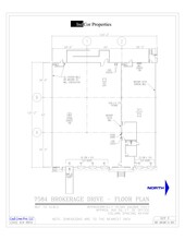 7550-7584 Brokerage Dr, Orlando, FL à louer Plan de site– Image 2 sur 2