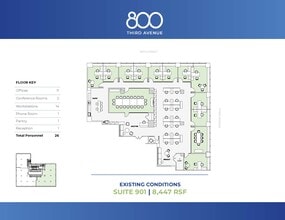 800 Third Ave, New York, NY à louer Plan d’étage– Image 1 sur 1