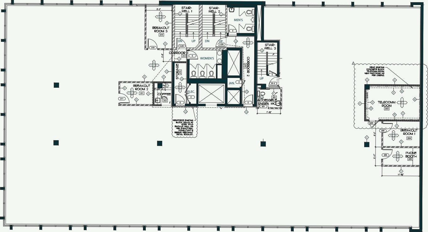 1885-1887 W Broadway, Vancouver, BC à louer Plan d’étage– Image 1 sur 1