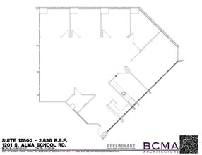 1201 S Alma School Rd, Mesa, AZ à louer Plan d’étage– Image 1 sur 1