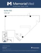 9432 Katy Fwy, Houston, TX à louer Plan d’étage– Image 1 sur 1