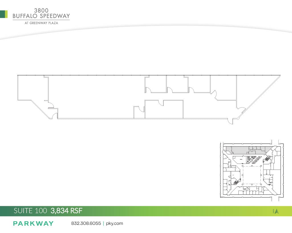 3800 Buffalo Speedway, Houston, TX à louer Plan d’étage– Image 1 sur 1