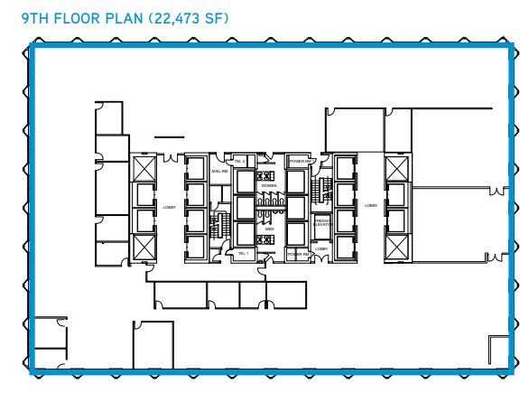 10020 100th St NW, Edmonton, AB à louer Plan d’étage– Image 1 sur 2