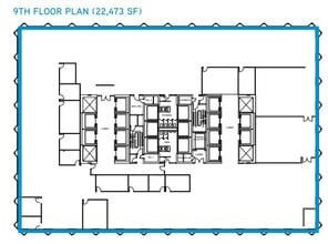 10020 100th St NW, Edmonton, AB à louer Plan d’étage– Image 1 sur 2