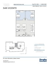 11999 San Vicente Blvd, Los Angeles, CA à louer Plan d’étage– Image 1 sur 1