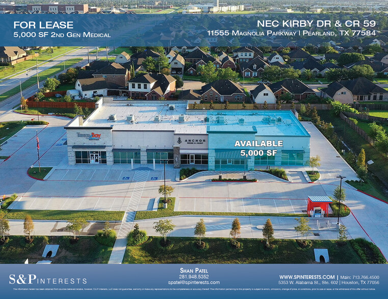 11555 Magnolia Pky, Pearland, TX à louer - Photo de l’immeuble – Image 1 sur 3