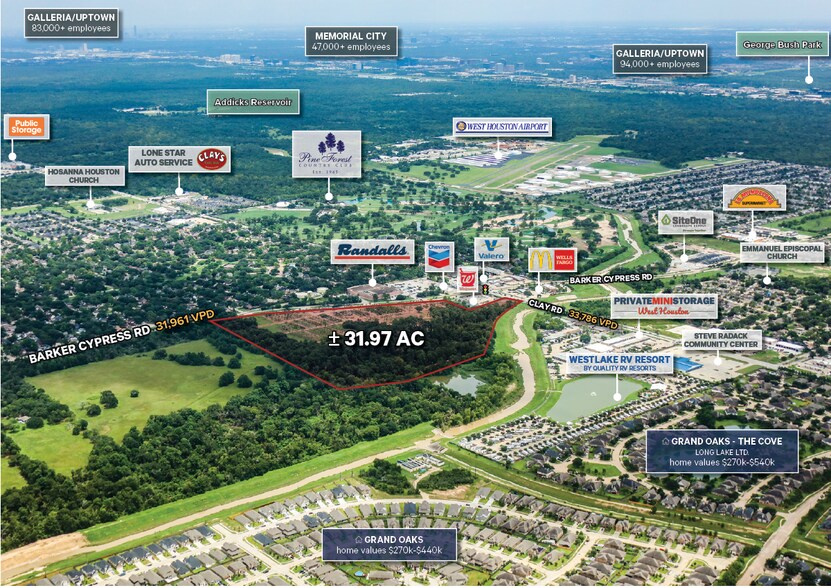 4300 Barker Cypress Rd, Houston, TX à vendre - Aérien – Image 3 sur 4
