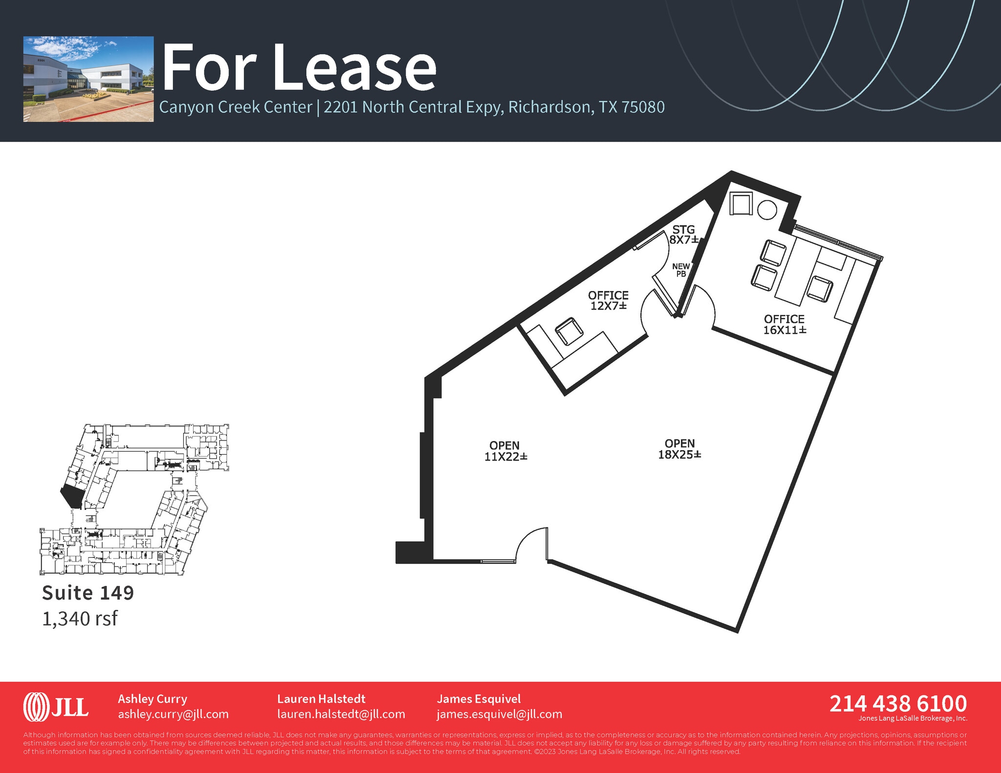2201 N Central Expy, Richardson, TX à louer Plan d’étage– Image 1 sur 1