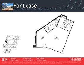2201 N Central Expy, Richardson, TX à louer Plan d’étage– Image 1 sur 1