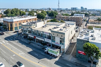 11500-11518 Santa Monica Blvd, Los Angeles, CA - Vue aérienne  vue de carte