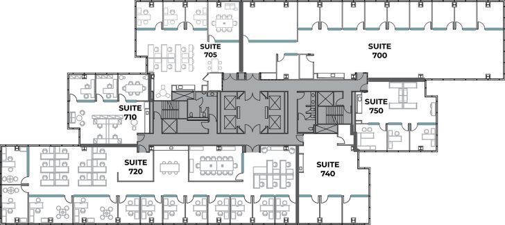 3131 Camino del Rio N, San Diego, CA à louer Plan d’étage– Image 1 sur 1