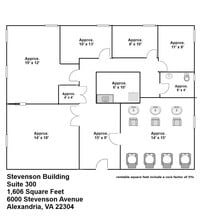 6000 Stevenson Ave, Alexandria, VA à louer Plan d’étage– Image 1 sur 5