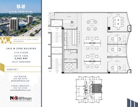 1415 W 22nd St, Oak Brook, IL à louer Plan d’étage– Image 1 sur 1