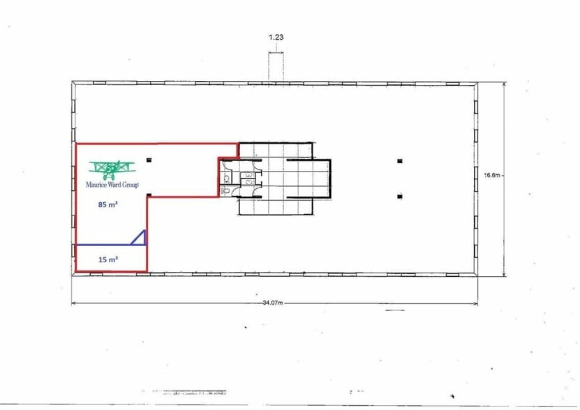Bureau dans Vitrolles à louer - Plan d’étage – Image 3 sur 3