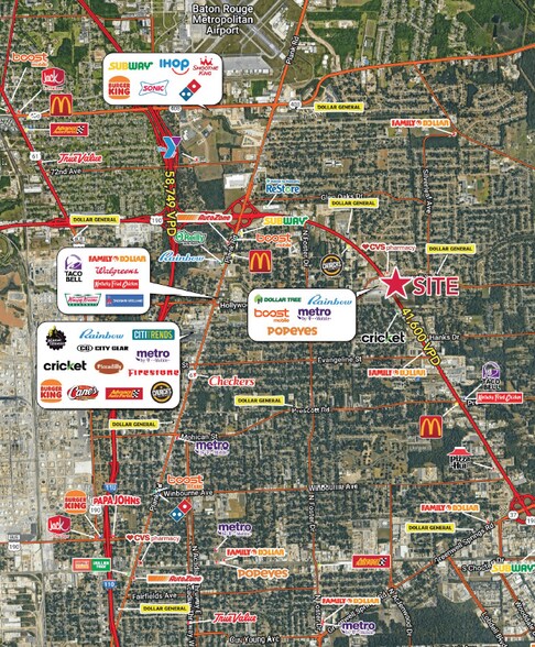 5955 Airline Hwy, Baton Rouge, LA à louer - Photo de l’immeuble – Image 2 sur 2
