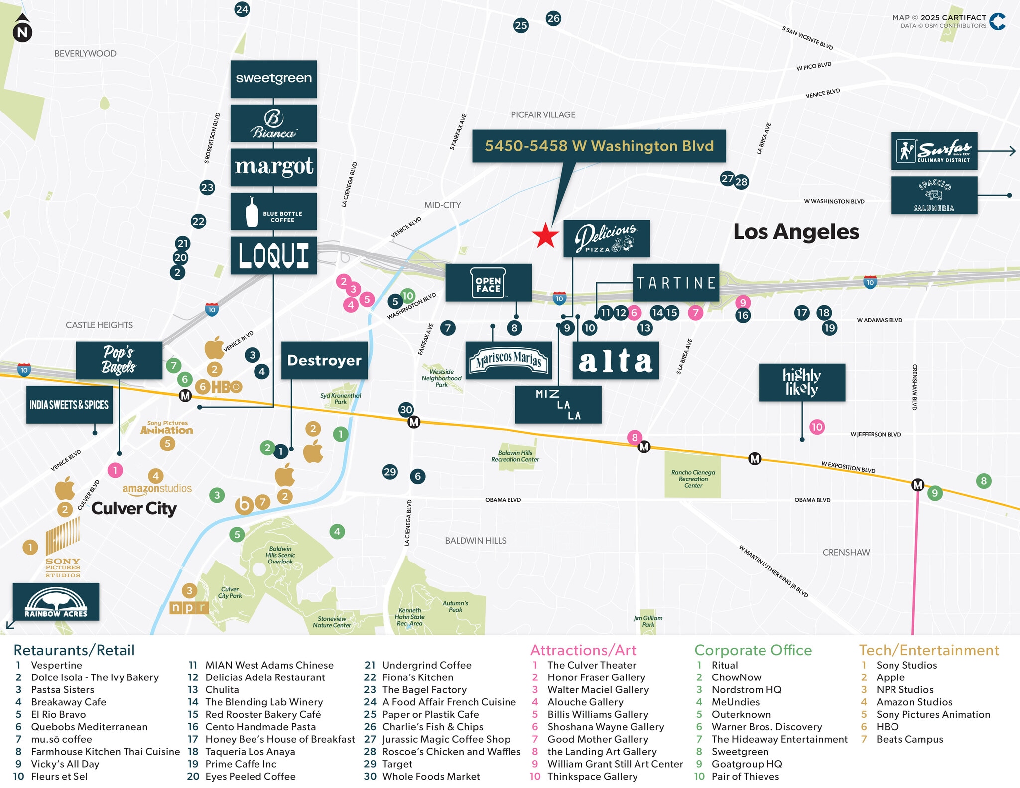 5450-5458 W Washington Blvd, Los Angeles, CA à louer Photo de l’immeuble– Image 1 sur 2