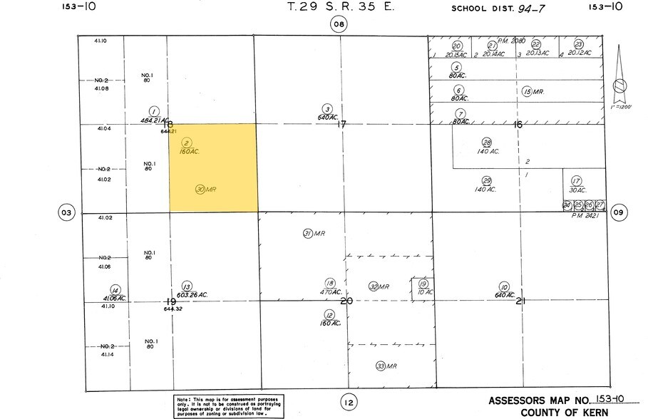 Kelso Valley Rd, Weldon, CA à vendre - Plan cadastral – Image 3 sur 5