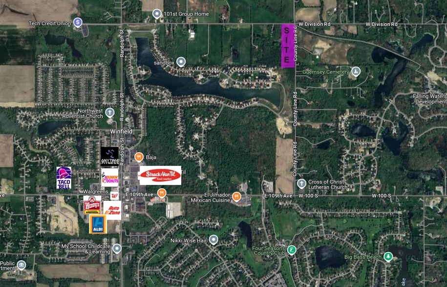 10111 County Line Rd, Crown Point, IN à vendre - Aérien – Image 1 sur 1