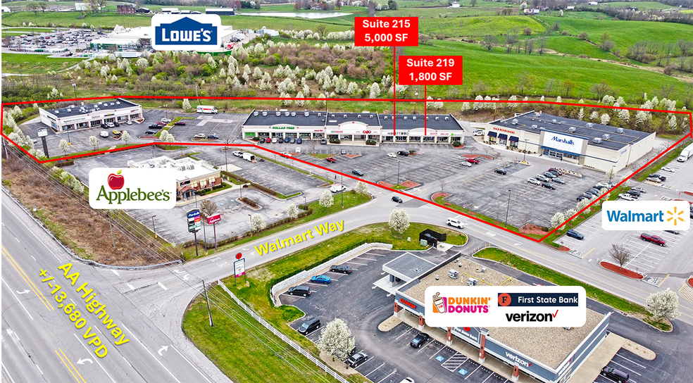 191-219 Wal Mart Way, Maysville, KY à louer - Photo de l’immeuble – Image 2 sur 10