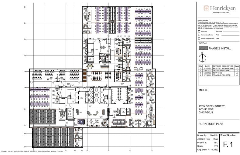 167 N Green St, Chicago, IL à louer Plan d’étage– Image 1 sur 1