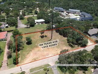 Plus de détails pour 156 Texas Ave, New Braunfels, TX - Terrain à vendre