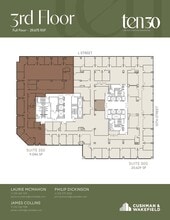 1030 15th St NW, Washington, DC à louer Plan d’étage– Image 1 sur 1