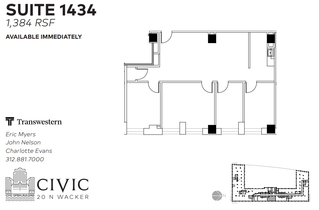 20 N Wacker Dr, Chicago, IL à louer Plan d’étage– Image 1 sur 1