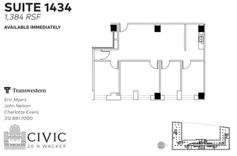 20 N Wacker Dr, Chicago, IL à louer Plan d’étage– Image 1 sur 1