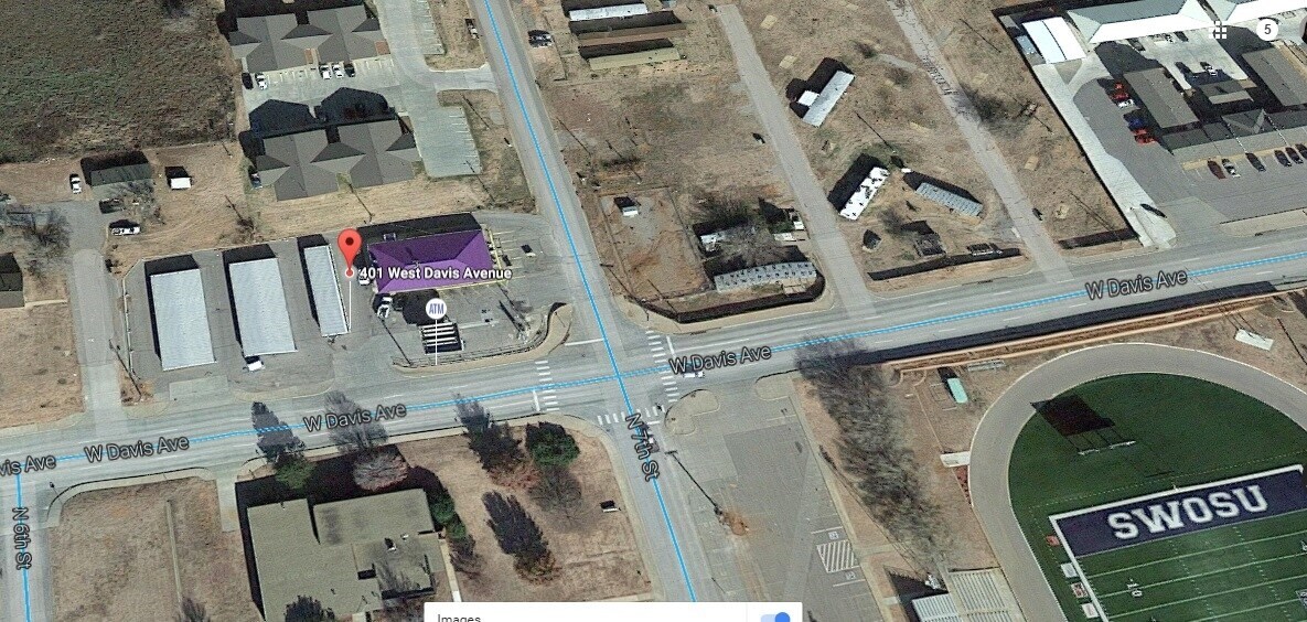 401 W Davis Ave, Weatherford, OK à vendre Aérien– Image 1 sur 2