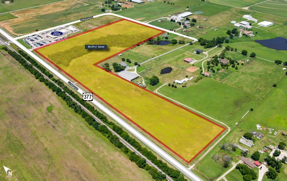 US-377, Pilot Point, TX à vendre - Photo principale – Image 1 sur 3