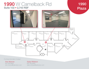 1990 W Camelback Rd, Phoenix, AZ à louer Plan d’étage– Image 1 sur 6