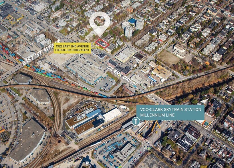 1336 2nd Av E, Vancouver, BC à vendre - Aérien – Image 2 sur 3