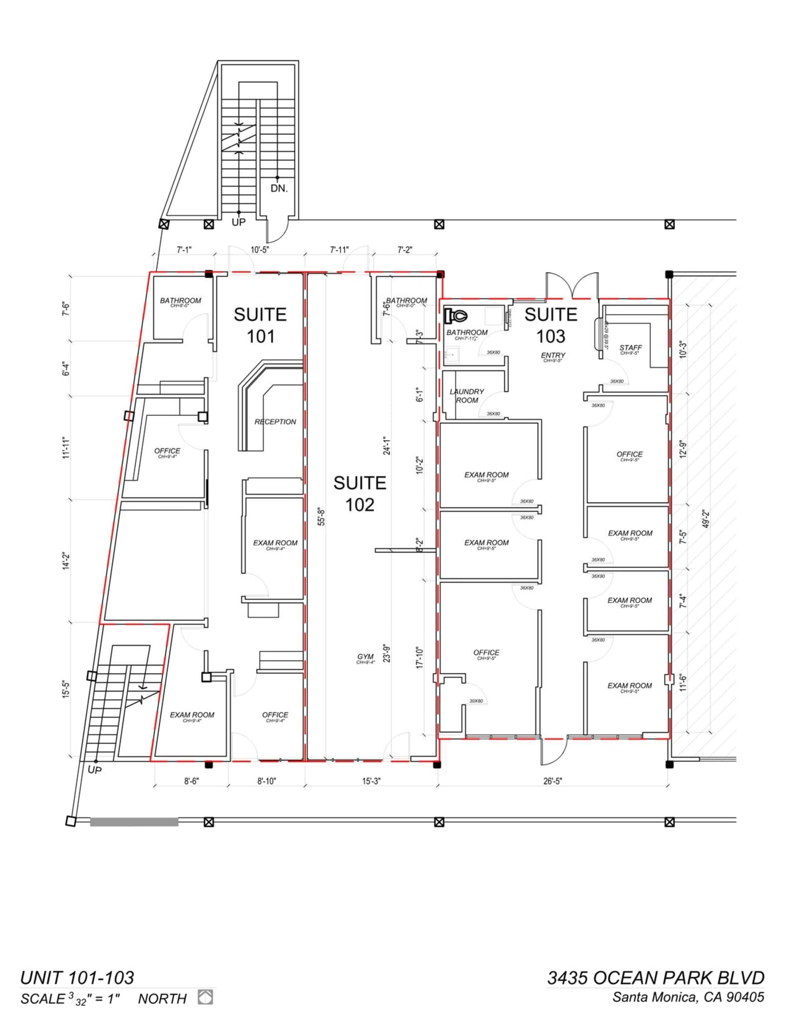 3435 Ocean Park Blvd, Santa Monica, CA à louer Plan de site– Image 1 sur 1
