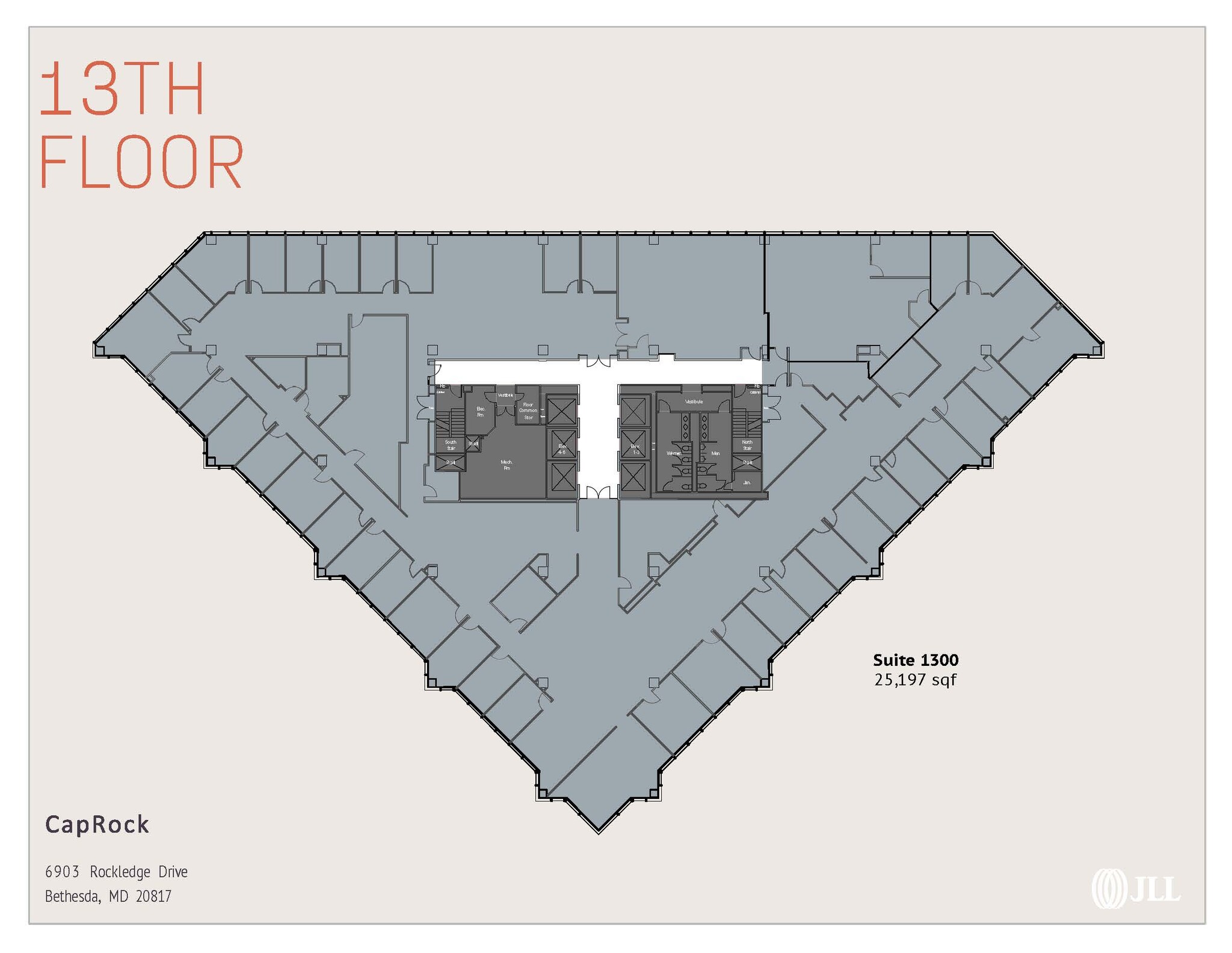 6903 Rockledge Dr, Bethesda, MD à louer Plan d’étage– Image 1 sur 1