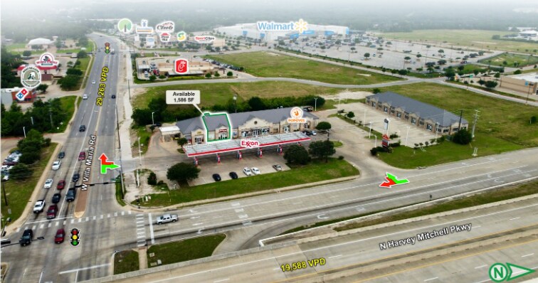 501-507 N Harvey Mitchell Pky, Bryan, TX à louer - Photo de l’immeuble – Image 1 sur 6