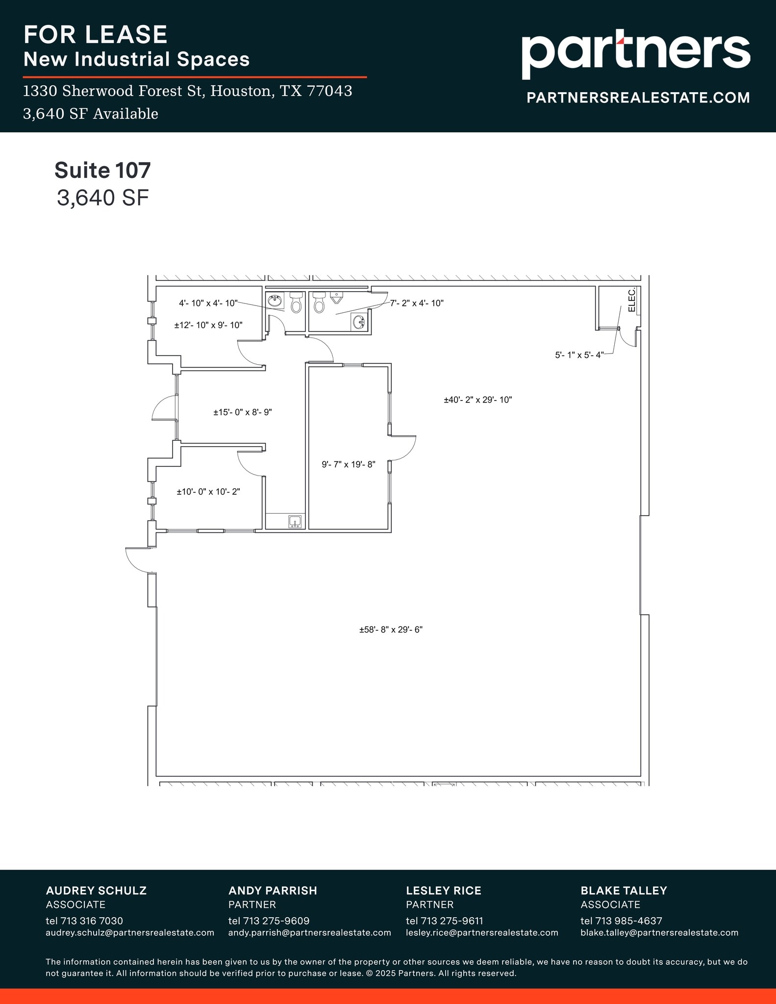 1330 Sherwood Forest St, Houston, TX à louer Plan de site– Image 1 sur 1