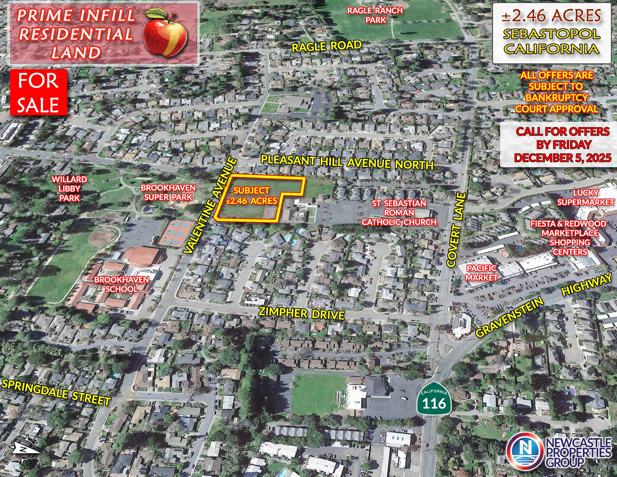 7983 Covert Lane, Sebastopol, CA à vendre Aérien– Image 1 sur 2